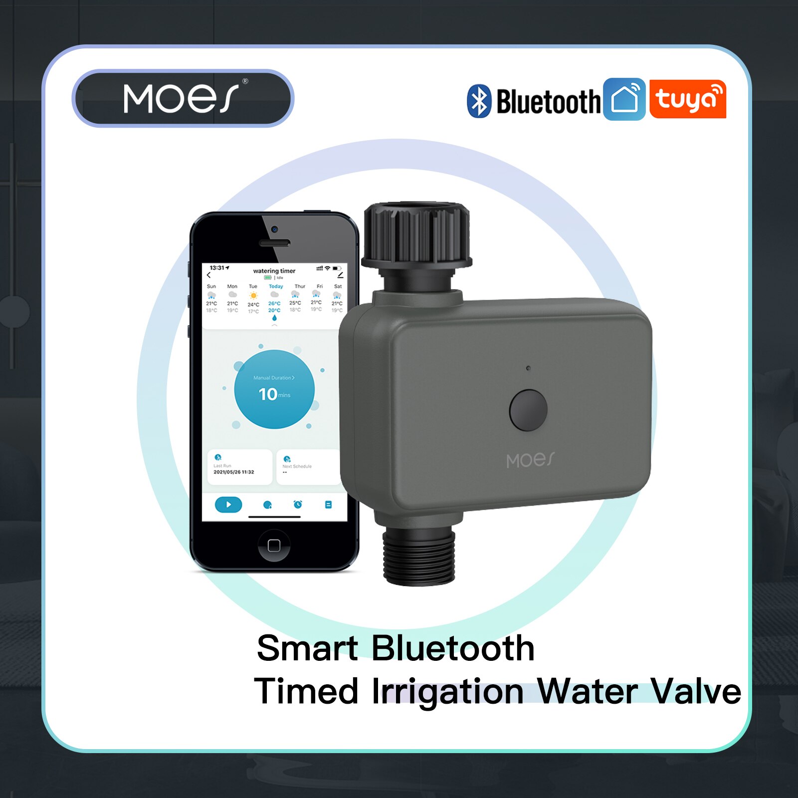 Smart Zen Garden - Moes Smart Tuya Bluetooth Water Timer