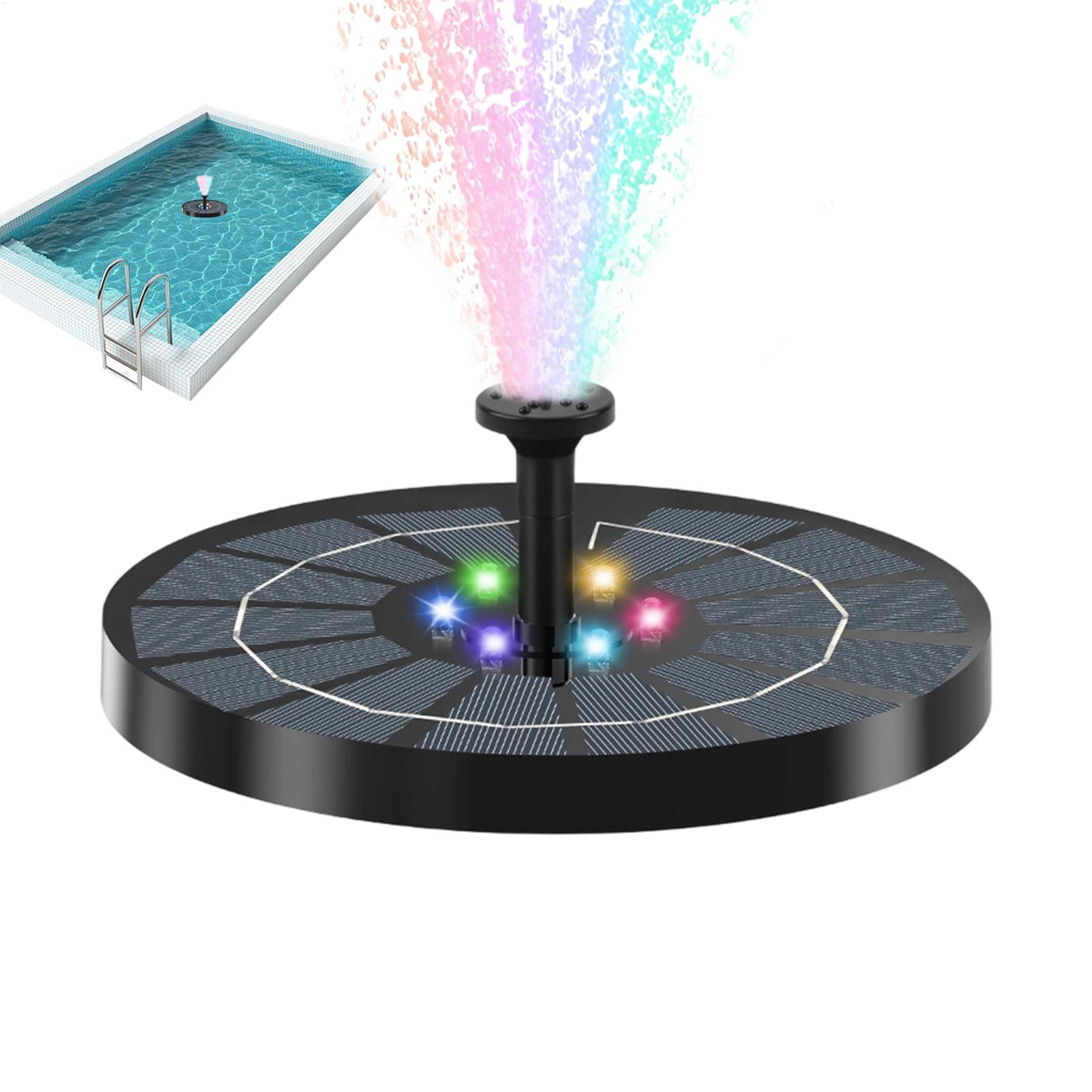 Smart Zen Garden - Bird Bath Fountain with Lights Floating