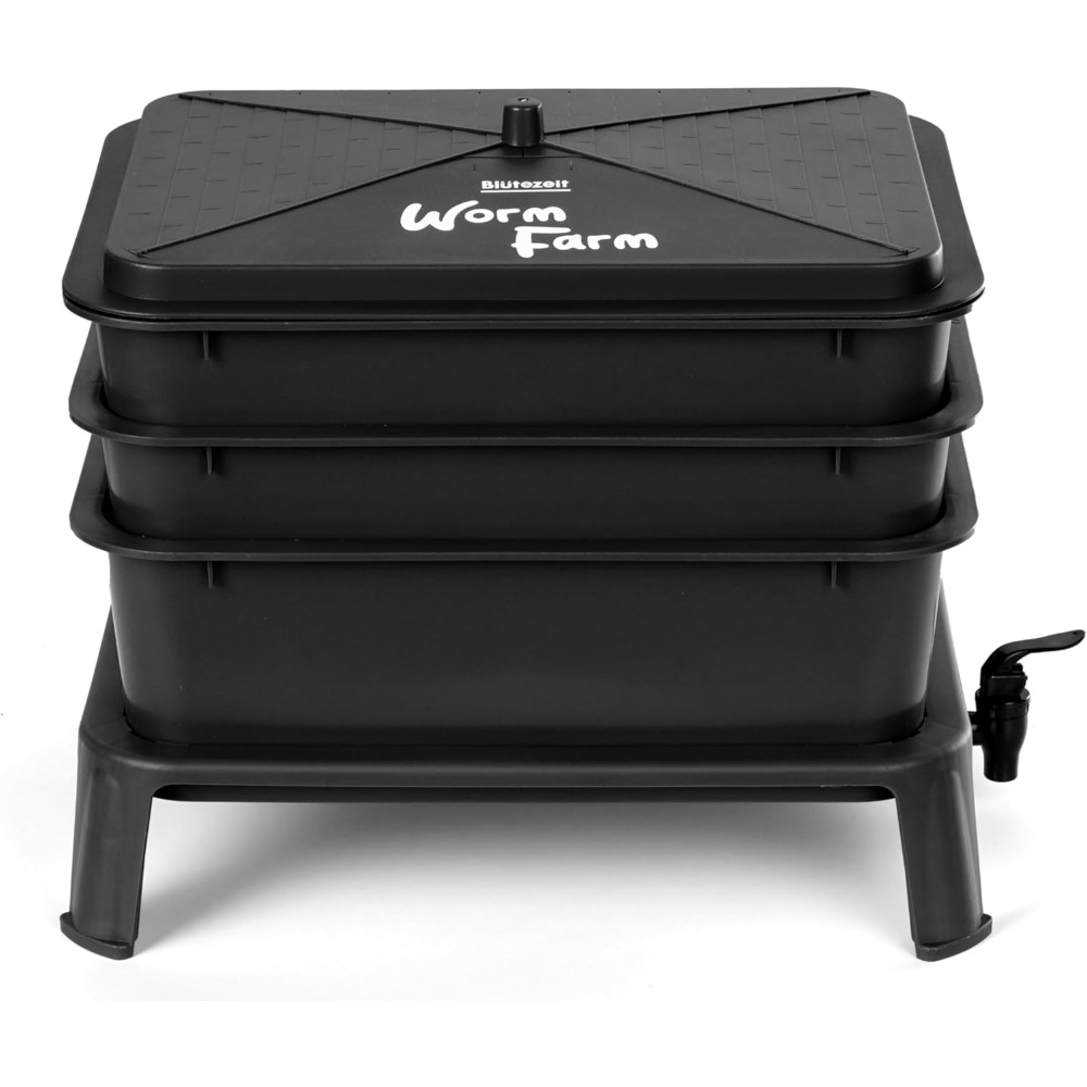 5-Tray Worm Compost Bin, 53QT  - Composting Kit Indoor บทวิจารณ์และราคา