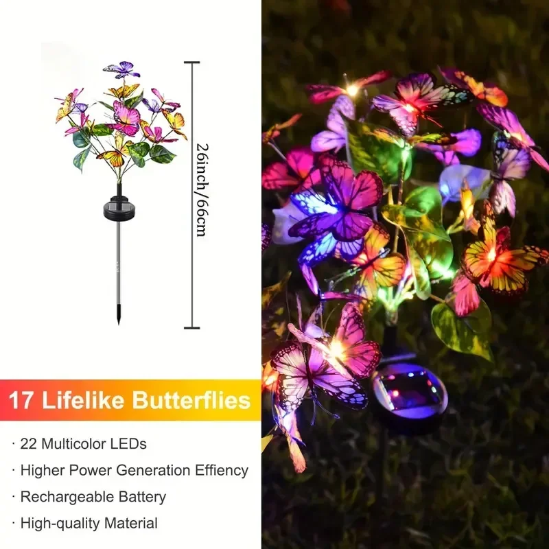 Solar LED Butterfly Garden Lig - Smart Zen Garden บทวิจารณ์และราคา