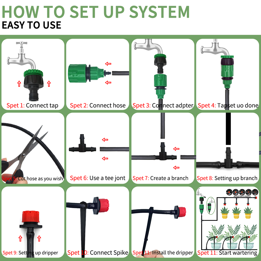 Micro Drip Irrigation System P - Smart Garden Monitor บทวิจารณ์และราคา