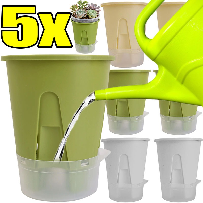 Self Watering Planter Pot Tray - Smart Garden Monitor บทวิจารณ์และราคา