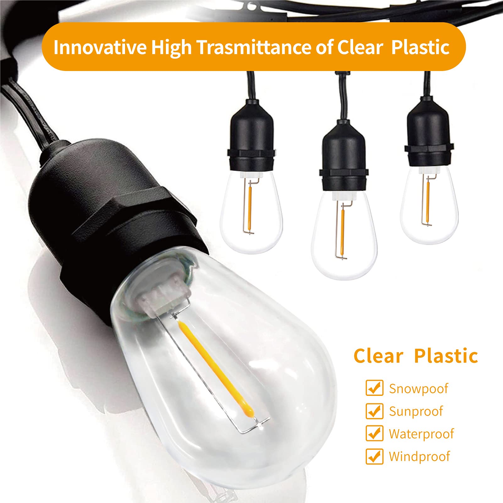 LED S14 Replacement Light Bulb - Smart Garden Umbrella บทวิจารณ์และราคา