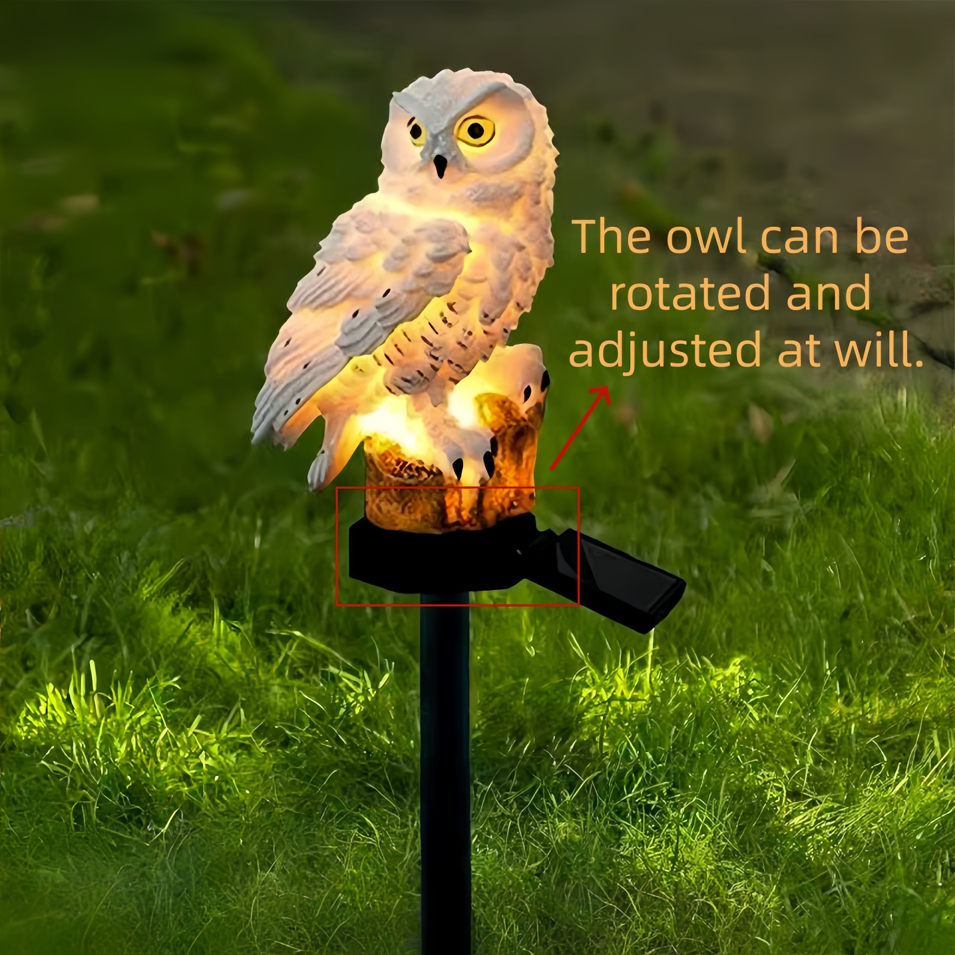 Solar Owl Garden Stake Light O - Smart Zen Garden บทวิจารณ์และราคา