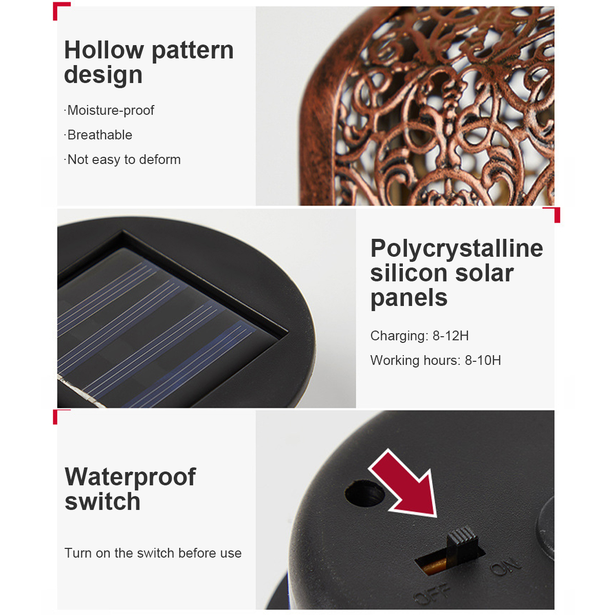 Solar Lanterns Outdoor Waterpr - Smart Zen Garden บทวิจารณ์และราคา