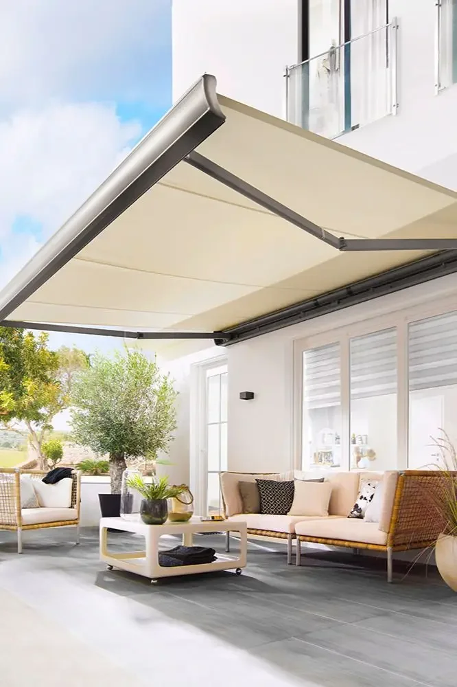 Outdoor Awning Customized Fold - Smart Garden Umbrella บทวิจารณ์และราคา