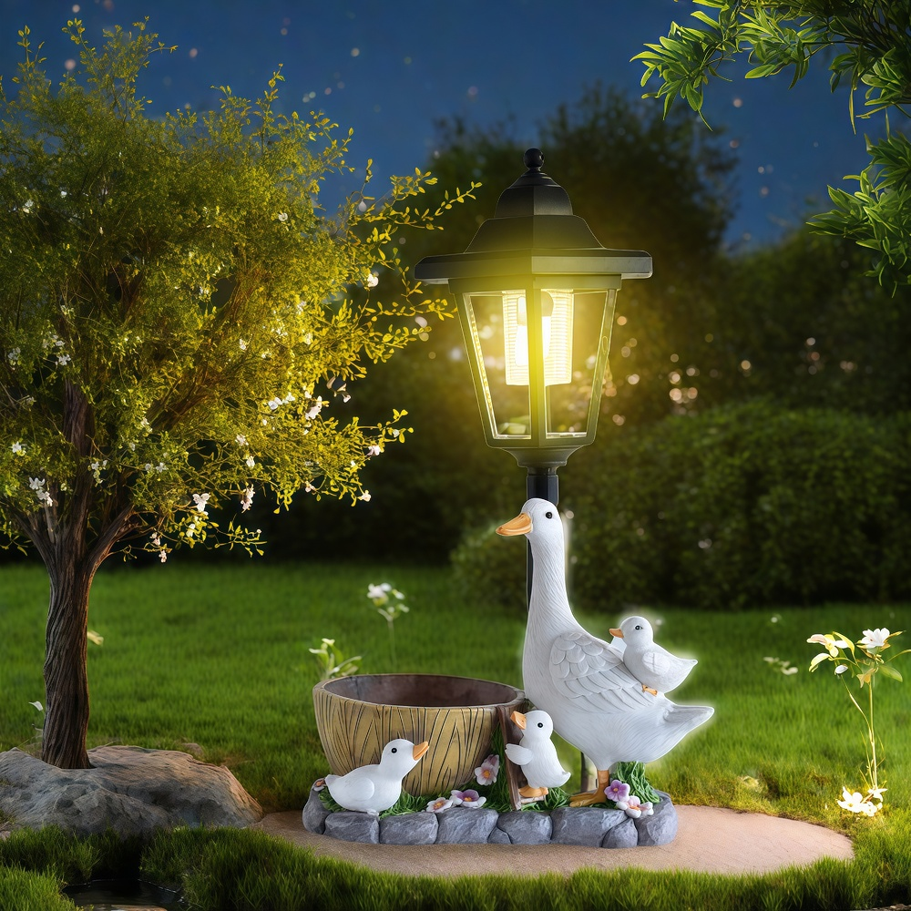 Solar Duck Night Light Garden  - Smart Zen Garden บทวิจารณ์และราคา