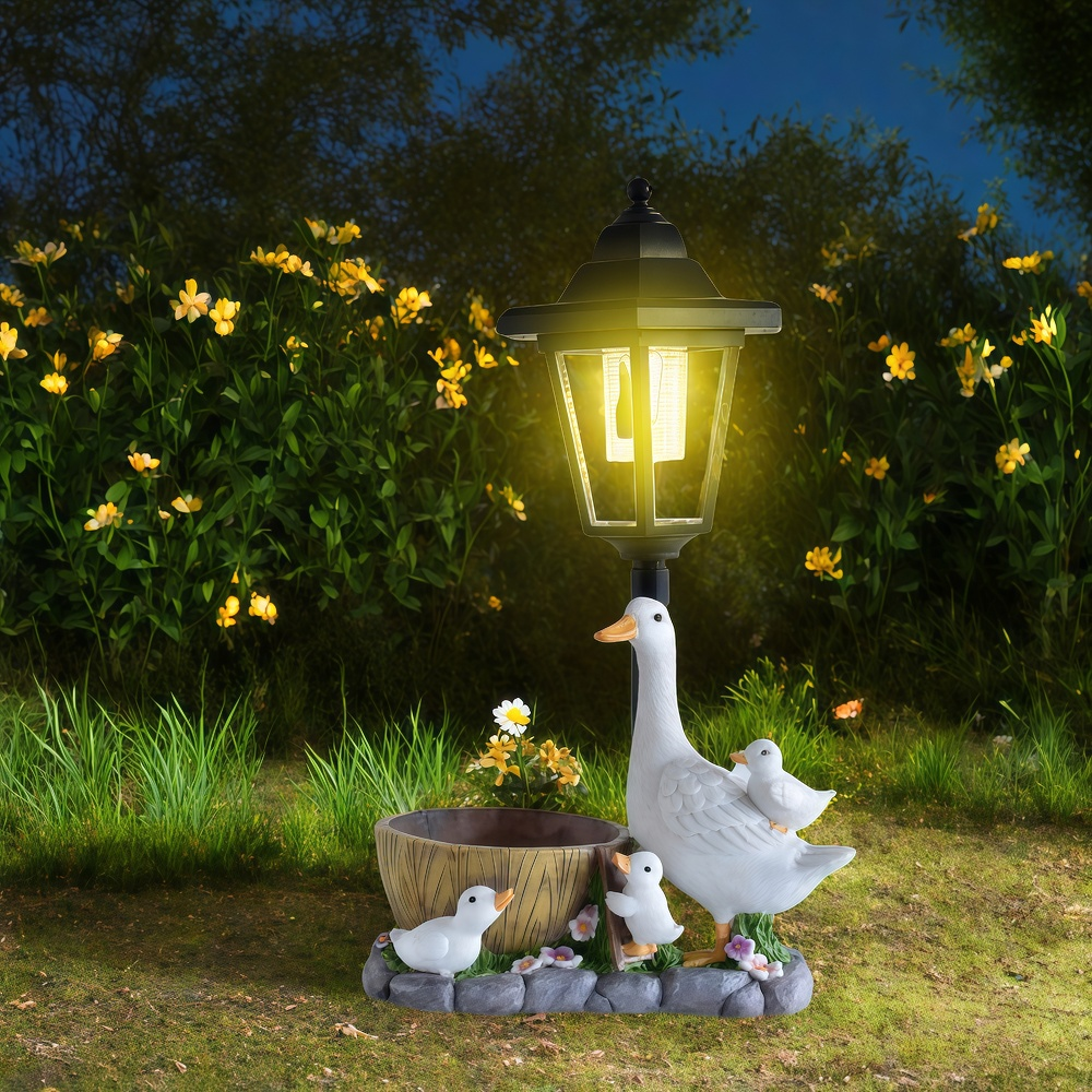Solar Duck Night Light Garden  - Smart Zen Garden บทวิจารณ์และราคา