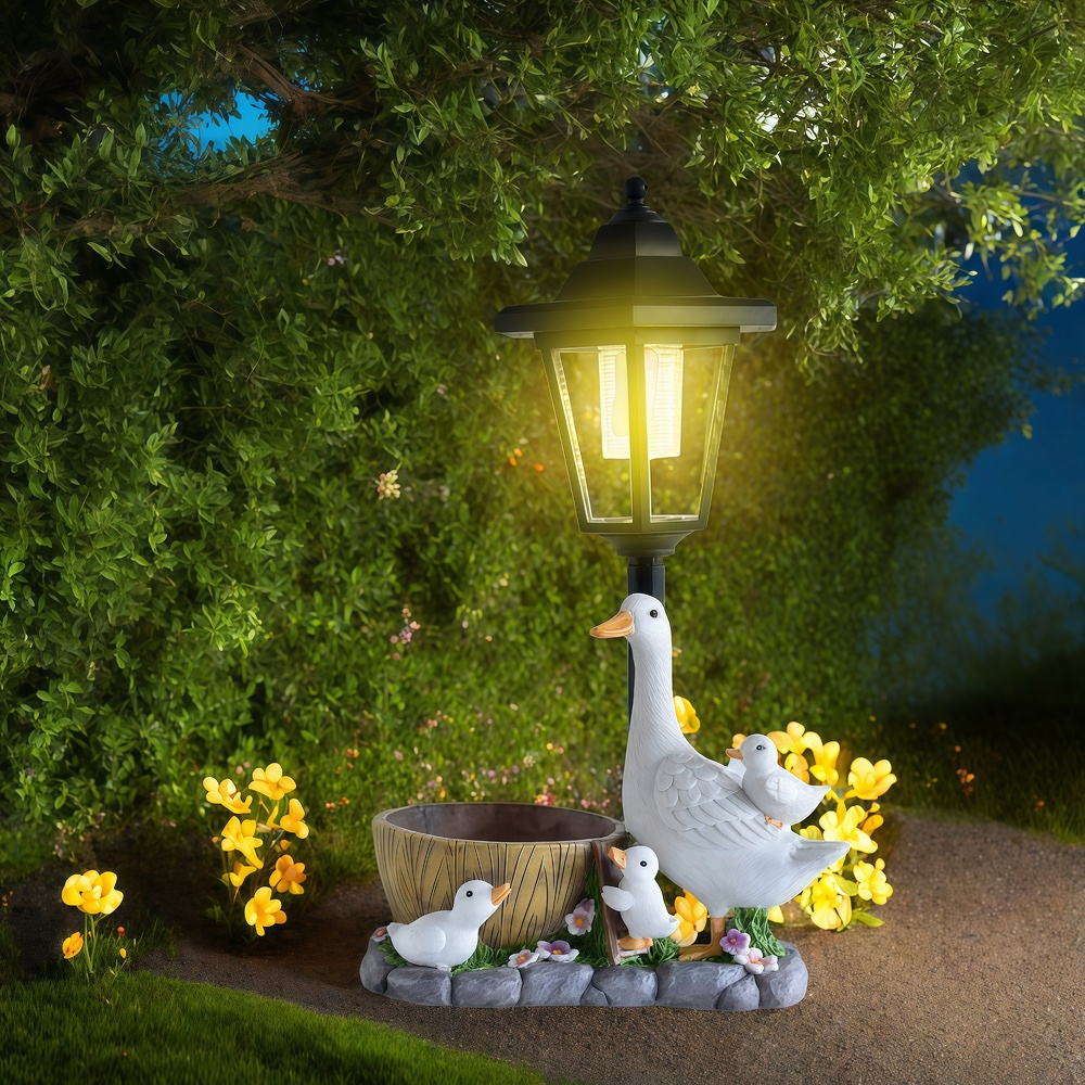 Solar Duck Night Light Garden  - Smart Zen Garden บทวิจารณ์และราคา