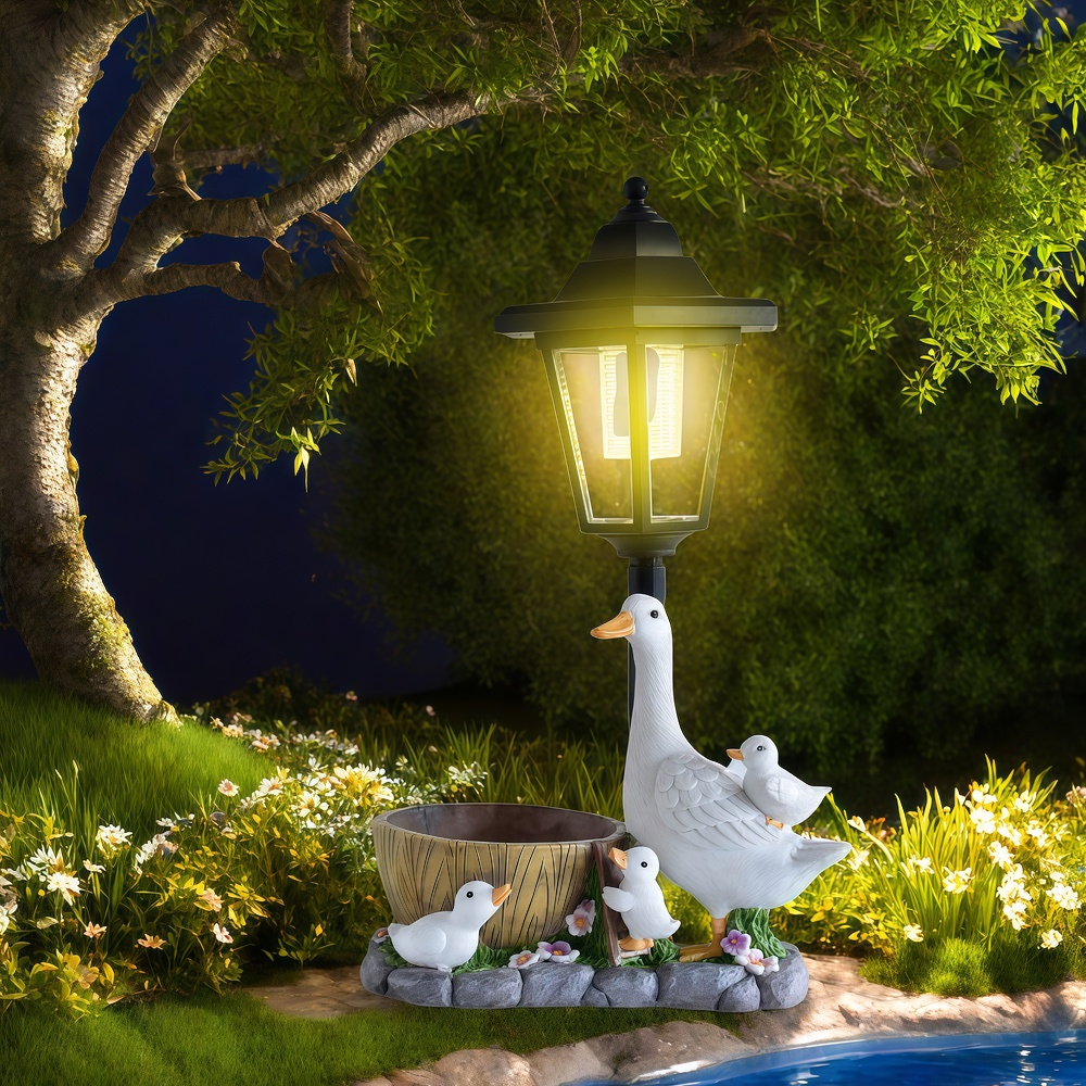 Solar Duck Night Light Garden  - Smart Zen Garden บทวิจารณ์และราคา