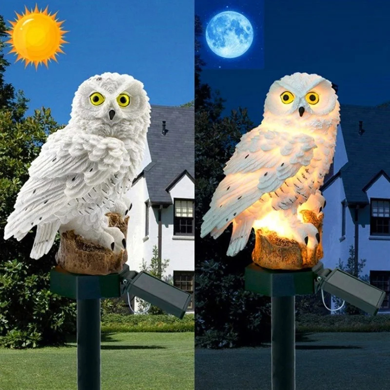 Solar Owl Statue Garden Light  - Smart Zen Garden บทวิจารณ์และราคา
