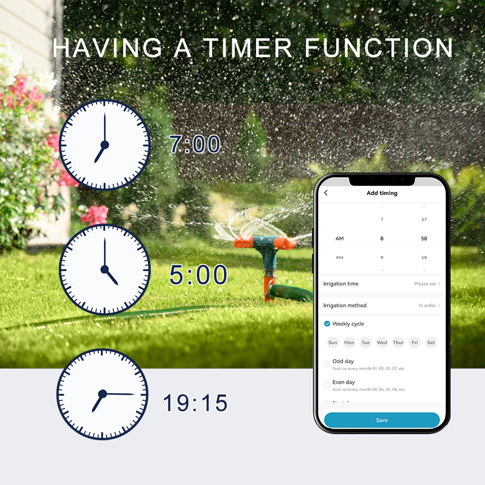 8 Zones Wifi Tuya Smart Garden - Gardena Smart Irrigation Control บทวิจารณ์และราคา