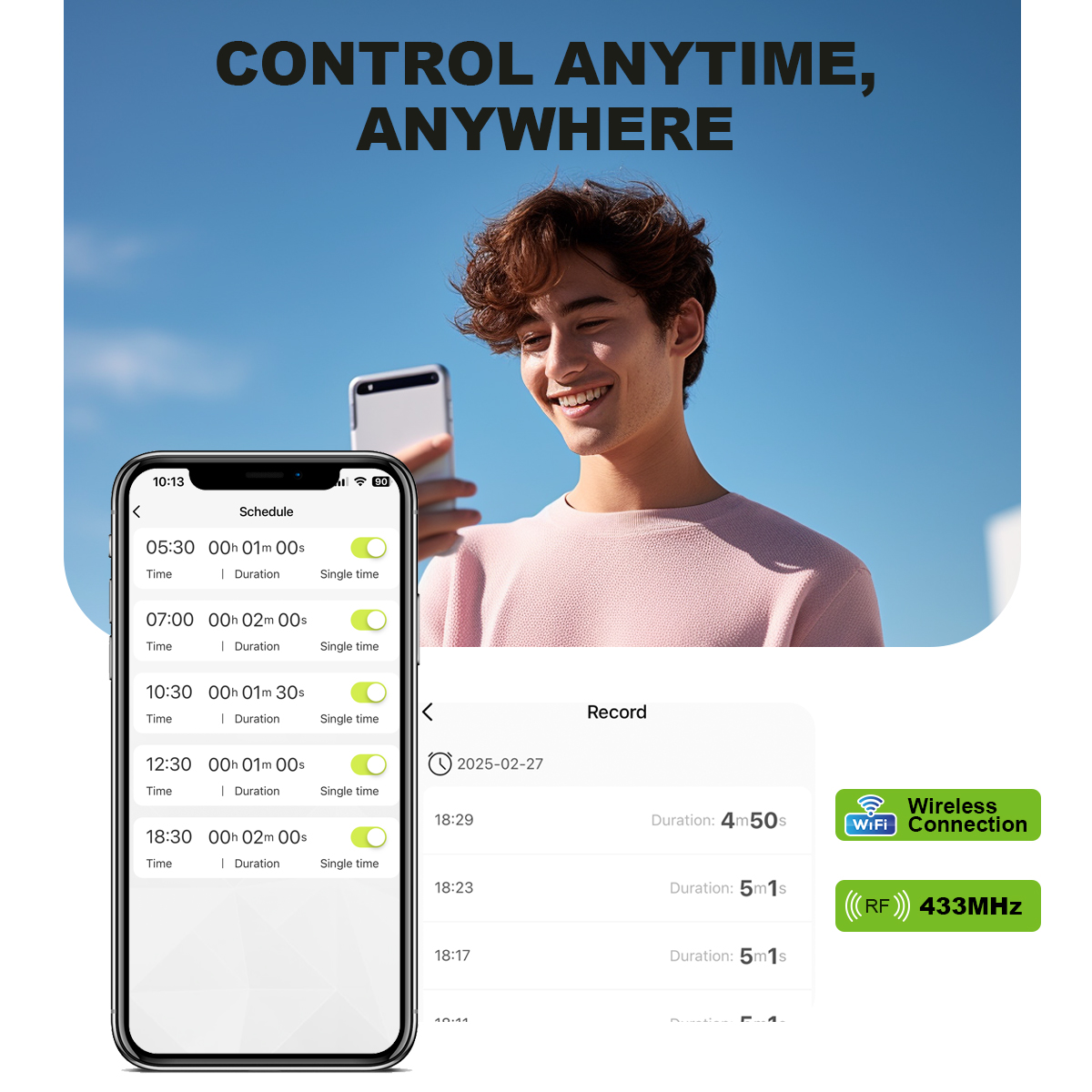 4 Outlet Programmable Water Ti - Smart Garden Monitor บทวิจารณ์และราคา