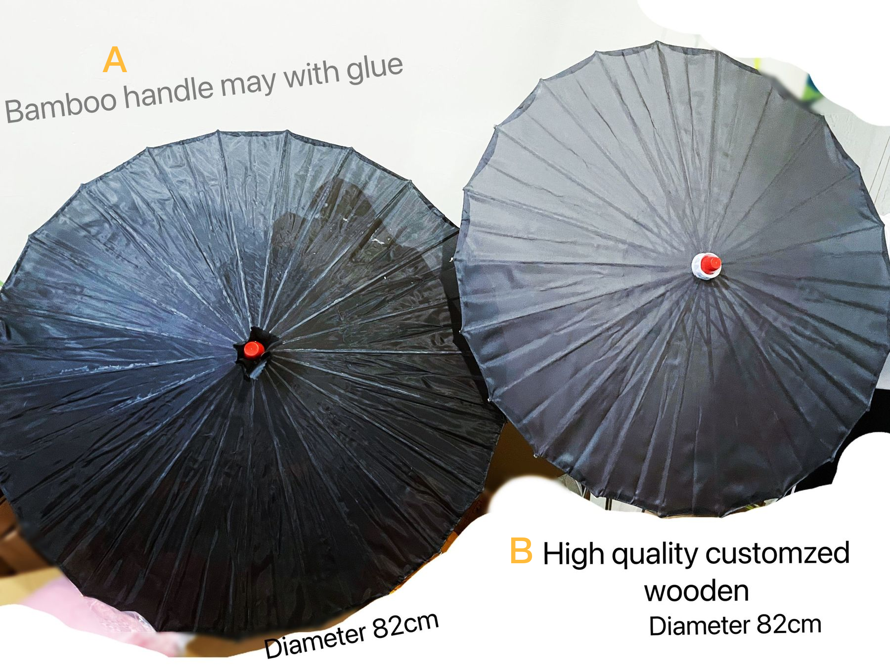 Solid Colored Black White Red  - Smart Garden Umbrella บทวิจารณ์และราคา