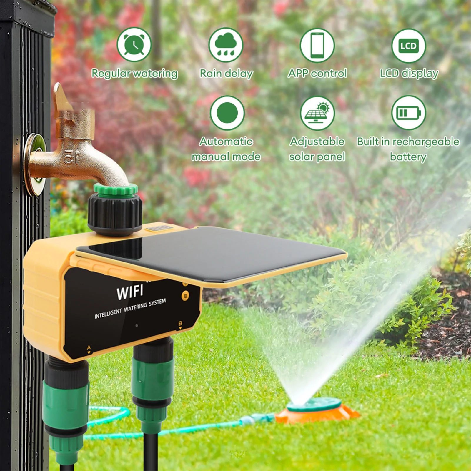 Solar WiFi Smart Irrigation Ti - Gardena Smart Irrigation Control บทวิจารณ์และราคา