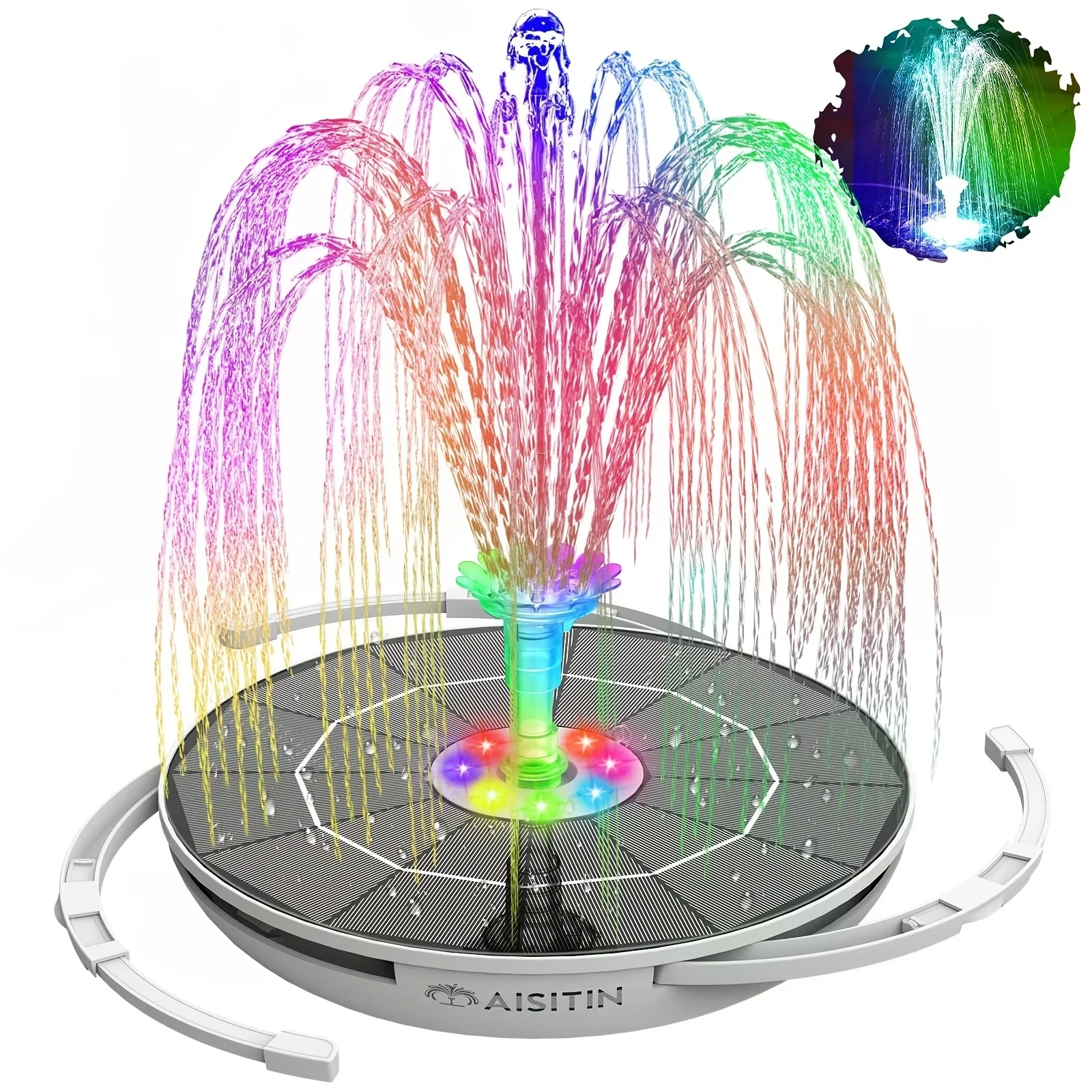 6.5W LED Solar Fountain Pump w - Smart Zen Garden บทวิจารณ์และราคา