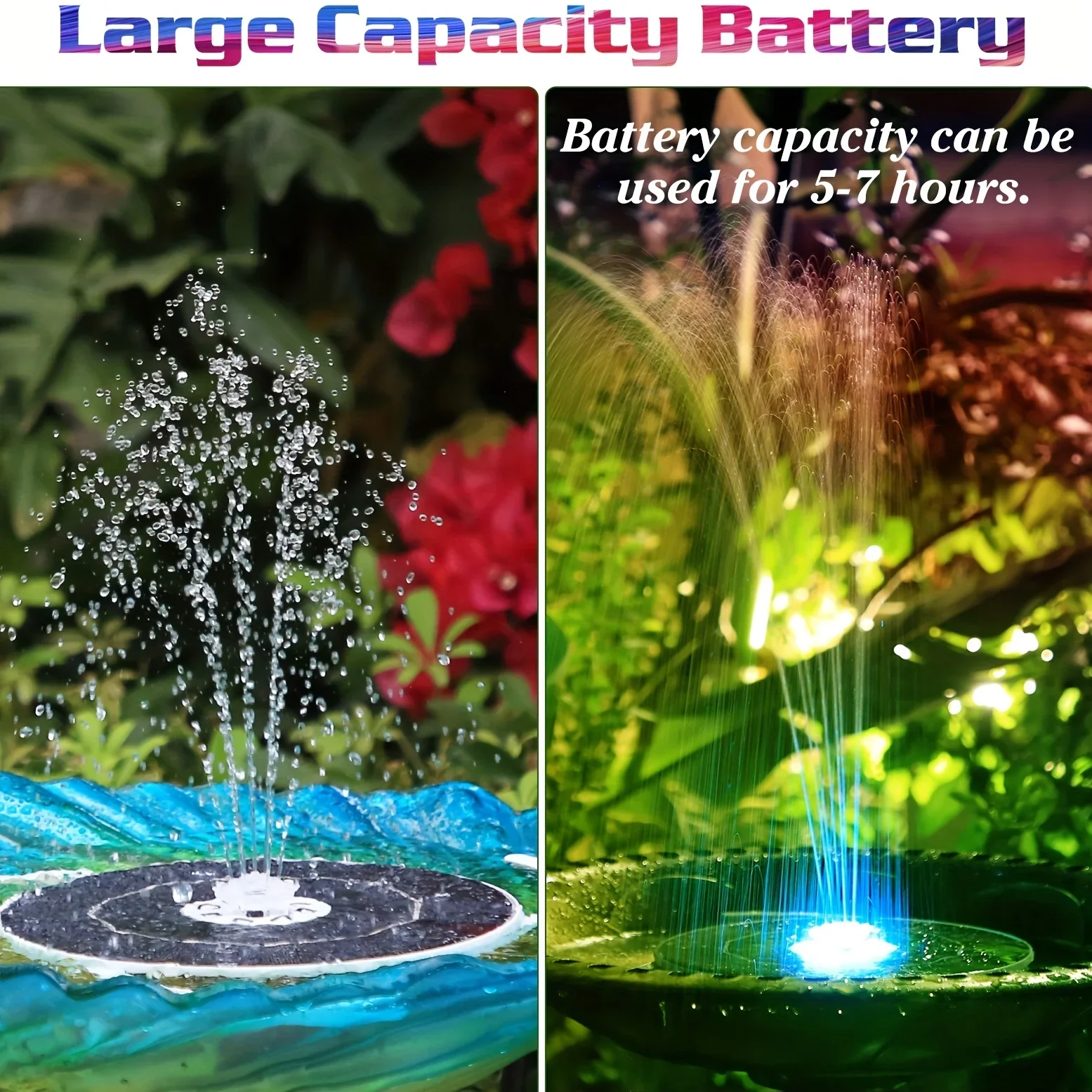 6.5W LED Solar Fountain Pump w - Smart Zen Garden บทวิจารณ์และราคา