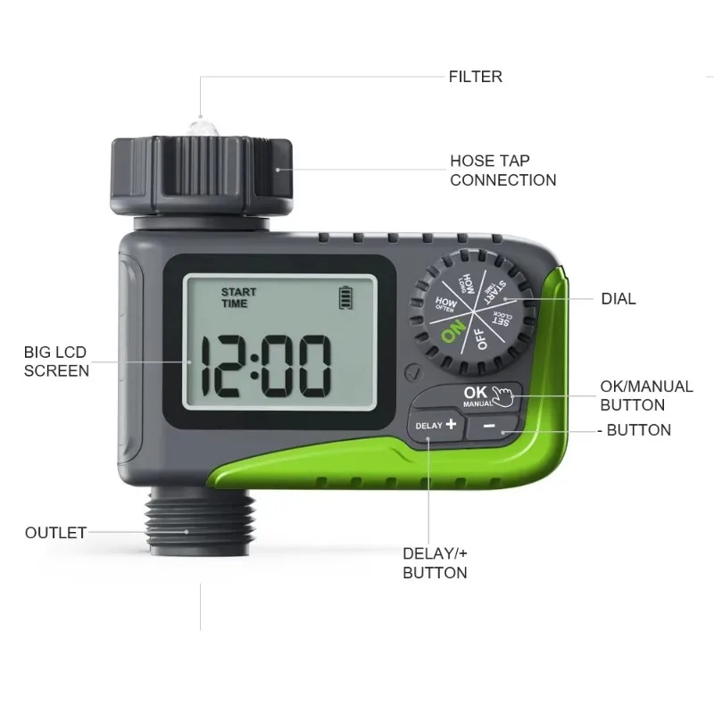 Premium Digital LCD Irrigation - Smart Garden Construct บทวิจารณ์และราคา