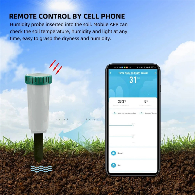 Zigbee Smart 4 In 1 Soil Teste - Smart Garden Monitor บทวิจารณ์และราคา